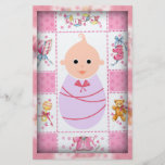 Baby Girl Stationary