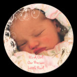Baby Girl Stickers with your baby photo