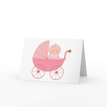 Baby Girl Stroller cards by Maria_K_Bell Baby Girl Stroller cards