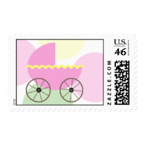 Baby Girl Stroller Stamp
