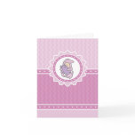 Baby Girl Thank You Card
