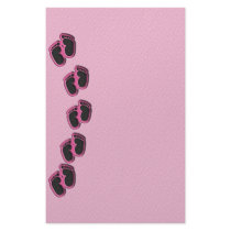 Baby Girl Toes Stationery