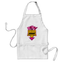 BABY girl UNDER CONSTRUCTION aprons