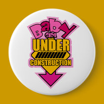 Baby Girl Under Construction Button