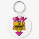 Baby Girl Under Construction Keychain