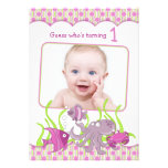Baby Girl Under the Sea Birthday Invitation
