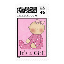 Baby Girl Whimsy postage by Musicat Baby Girl Whimsy postage