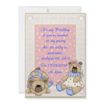 Baby Girls Birthday invitations