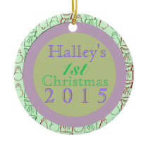 baby girl's first christmas christmas ornament
