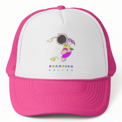 Baby Golf Trucker Hats by Toonboy