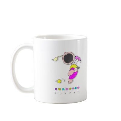 Baby Golf Mugs by Toonboy