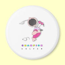 BABY GOLFER magnets