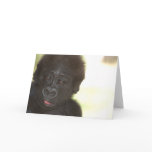 Baby Gorilla Note Card