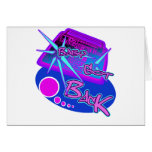 Baby got back Retro Rap Hip Hop Electro rave Card