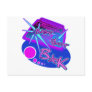 Baby got back Retro Rap Hip Hop Electro rave Post Card