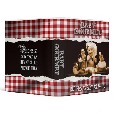 Baby Gourmet Vinyl Binder by knollgilbert
