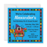 Baby Grand Piano 3rd Birthday Custom Invitation