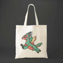 Baby Green Crested Dragon bag bags