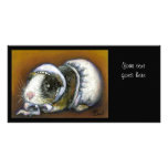 Baby Guinea Pig Personalized Photo Card