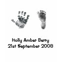 Baby Hand & Foot Imprint Hoodie t-shirts