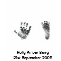 Baby Hand & Foot Imprint Ladies T Shirt