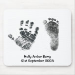 Baby Hand & Foot Imprint Mousemat Mouse Pads