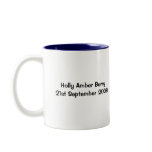 Baby Hand & Foot Imprint Mug - Customized