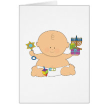 Baby Hanukkah Greeting Cards