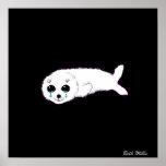 Baby  Harp Seal Print