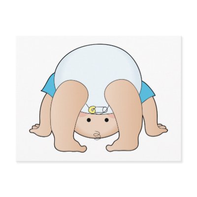 Baby Head Boy Postcard by mariabellimages