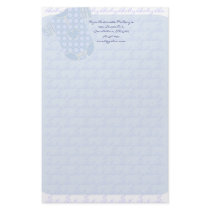 Baby Heart Rattle Argyle Onsie Baby Blue stationery by samack Baby Heart Rattle Argyle Onsie Baby Blue stationery