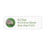 Baby Hedgehog Return Address Mailing Label