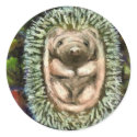 Baby hedgehog sticker