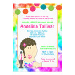 Baby Hippie 60s 70s Groovy Baby Shower (Girl) Custom Invites