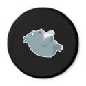 baby hippo drinking bottle magnets