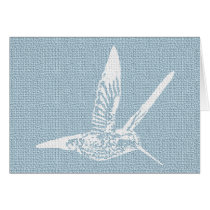 Baby Hummingbird Card