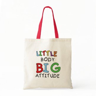Baby Humor Big Attitude bag