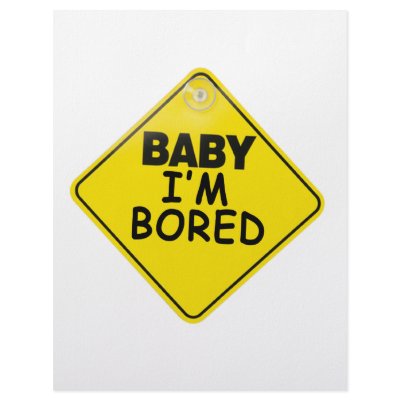 Baby I'm Bored Personalized Letterhead by sabre6