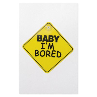 Baby I'm Bored Stationery by sabre6