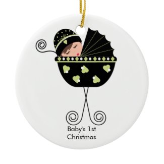 Baby in a Carriage Baby's First Christmas Ornament