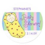 Baby In Blanket Stickers