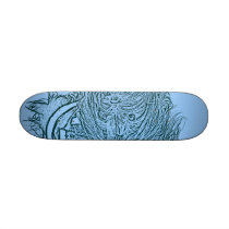 Baby In Blue 1 Skateboard Decks