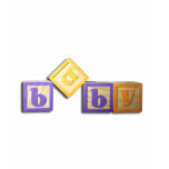"Baby" in Building Block Letters t-shirts