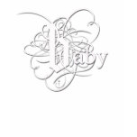 Baby in Fancy Letters - So Elegant. - Customized t-shirts