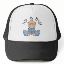 Baby in Sleeper It's a Boy Mesh Hat