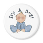 Baby in Sleeper It's a Boy Fridge Magnet