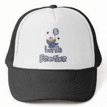 Baby in Sleeper Little Brother hats