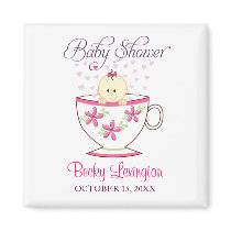 Baby in Tea Cup, Magnet Favors
