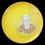 Baby In Teardrop Plate plates