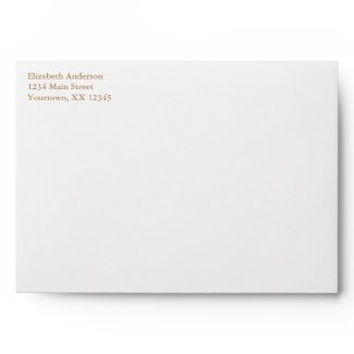Baby in Umbrella Baby Shower Envelopes envelope